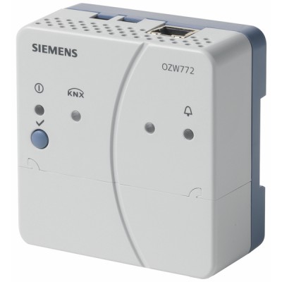Web server for 4 Synco devices - SIEMENS : OZW772.04