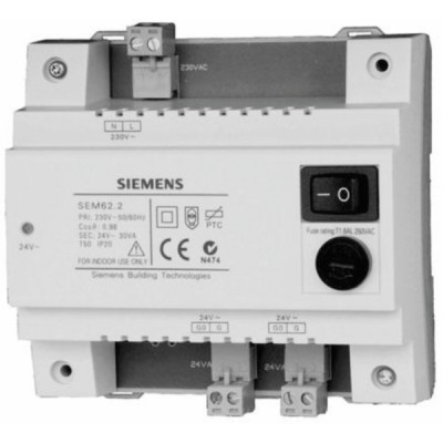 Transformador modular IP20 230V ~ 24V ~ 30 - SIEMENS : SEM62.2