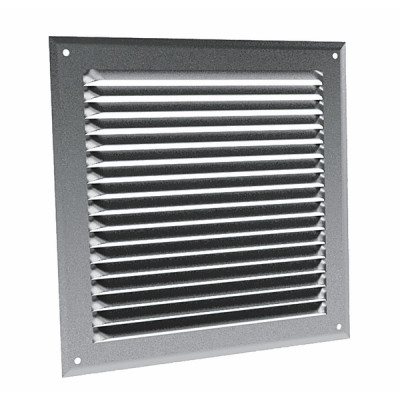 White pre-painted aluminium grid with canopy GA BL 300 x 300 - ANJOS : 6708