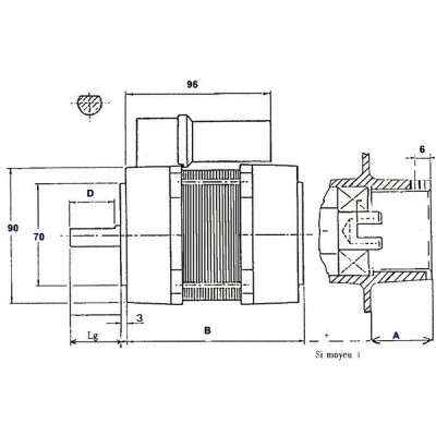 Motor AACO 60.2.75.32M- DIFF - 702105