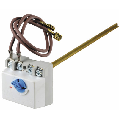 Thermostat de chauffe-eau à canne non embrochable L370mm, S 87°C, patte de fixation TUS - COTHERM : TUS0019007