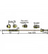 Thermocouple 6 raccords L900mm