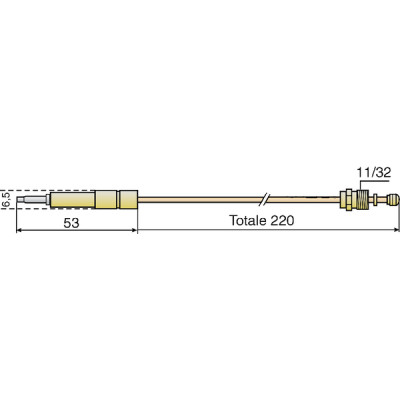 Specific thermocouple - DIFF for Deville : 200159
