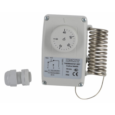 Waterproof room thermostat type ert