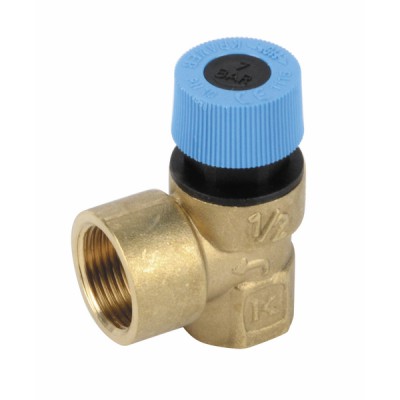 Domestic Hot Water valve oversized outlet FF 15x21 20x27 7 bar - DIFF