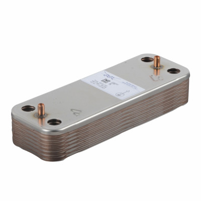 14 Plate domestic water heat exchanger - DE DIETRICH CHAPPEE : 711613000