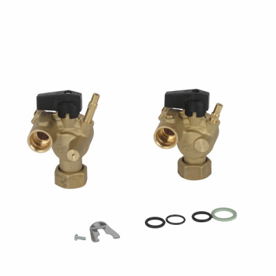 Robinets départ/retour chauffage - DE DIETRICH : 7684680