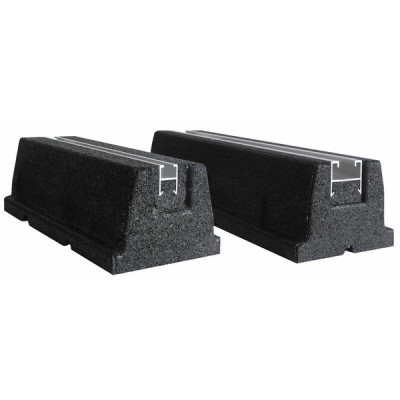 Pair of supports RUBBER 1000mm - DIFF