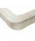 Angle extérieur goulotte condensat 25x25 blanc crème (X 20) - DIFF