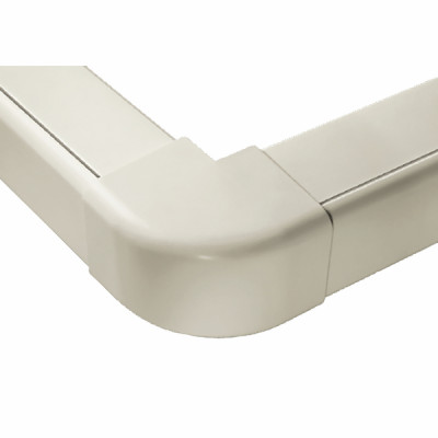 Angle extérieur goulotte condensat 25x25 blanc crème (X 20)