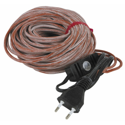 Heating flex pipe flex 24m 220v plug + thermostat - DIFF