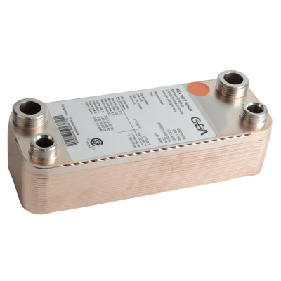 Intercambiador con placa 28 kw con pasador m4 - GEMINOX : 87168340540