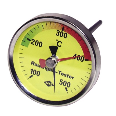 Thermomètre rond de fumée 100 à 500°C - DIFF