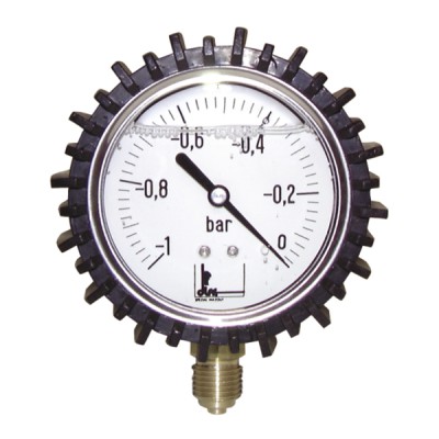 Vacuum gauge round dial -1 0 bars ø63mm m1/4" - DIFF