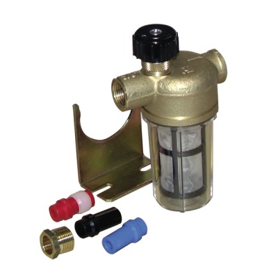 Filter of fuel pipe with valve ff3/8" type rv - WATTS INDUSTRIES : 22L0135100