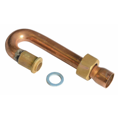 Racor codo a 180° CU 16