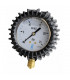 Manomètre inox, glycérine Ø 63mm, 0/25bar, avec évent de sécurité