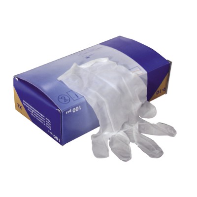 Hygiene product vinyl gloves ( size 8/9 l)  (X 100) - DIFF