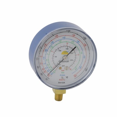 Manometer Ø 80mm BP CLIM (Low Pressure A/C) - GALAXAIR : 811-C-N