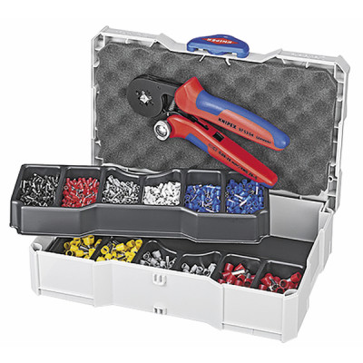 Juego de engastadores para extremos de cables - KNIPEX : 97 90 09