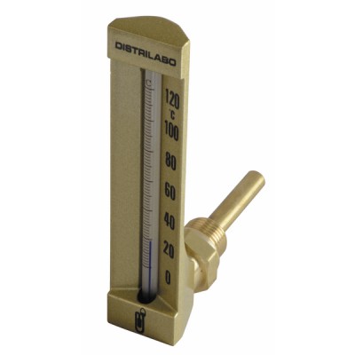 Industrieller Thermometer Winkel 0/120°C  - DIFF