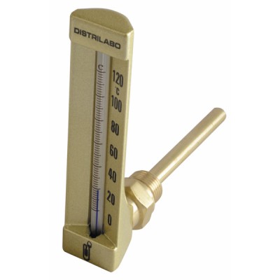 Termometro industriale a squadra 0/120°C - DIFF