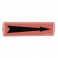 Etiqueta flexible adhesiva rojo flecha negra (X 10) - DIFF