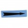 Étiquette souple adhésive flèche fond bleu (X 10) - DIFF