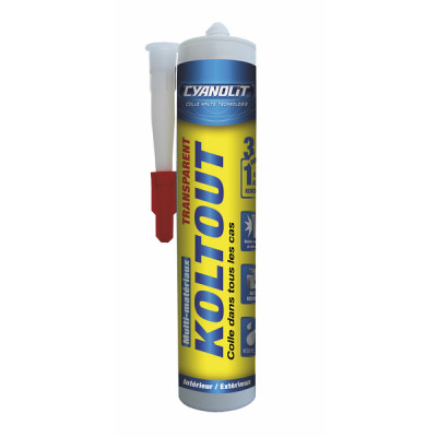 Colle de fixation polymère KOLTOUT EXPRESS transparent 290ml - AC MARCA IDEAL : 33301058