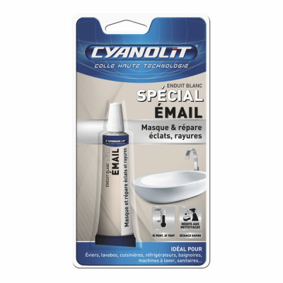 Enduit spécial émail blanc 15ml - AC MARCA IDEAL : 33300028