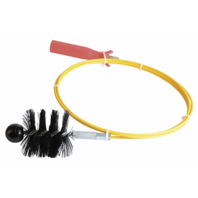 Sweeping kit for pellet stove