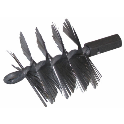 Rectangular chimney brush 120mm x 60 mm