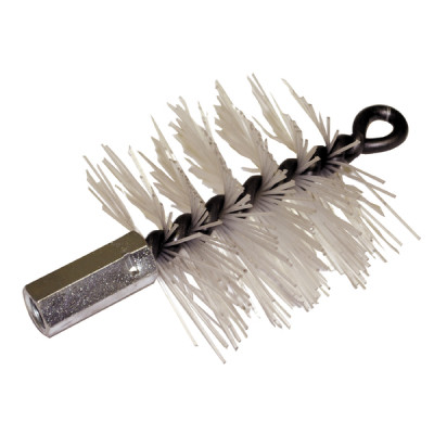 Round nylon chimney brush 85mm x 35mm