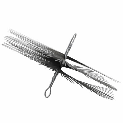 Deshollinador de acero templado con 2 aros Ø350 mm