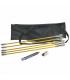 Sweeping rod sweeping kit with snap rods