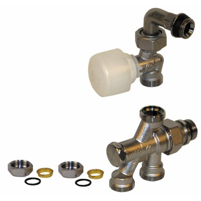 4 ways valve R436/1TG 1/2" x 16 - GIACOMINI : R436IX043
