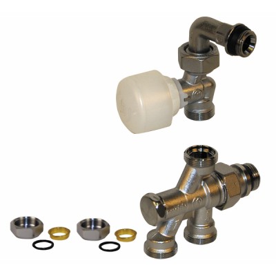 4 ways valve R436/2TG 1/2" x 16 - GIACOMINI : R436IX052