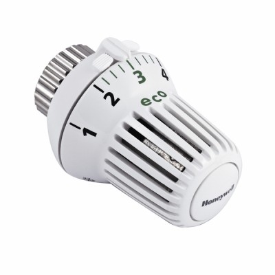 Cabezal termostática Thera-3 blanca con punto cero - HONEYWELL : T6001W0