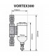 Vortex300 filter 22mm - SENTINEL : V300-GRP22-EXP