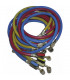 Manifold 4 voies AP R134a R22 R407C R410- GALAXAIR - M804-BS-SA660-B-CN