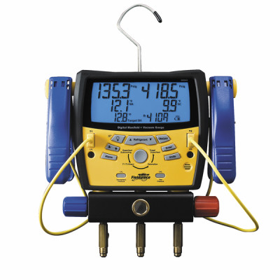 Digital manifold with built-in vacuum gauge - GALAXAIR : SMAN-3