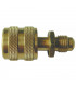 Racor recto FLARE M1/4'' x H1/4''- GALAXAIR - SO-14M14F