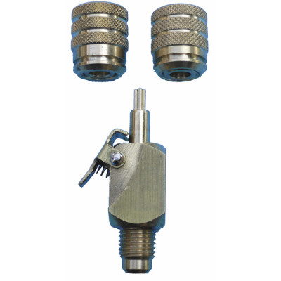 Quick-connecting self-sealing straight coupling M1/4" x F5/16"- GALAXAIR - QCS-14516