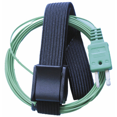 Sonda contacto con velcro termopar tipo K-50ºC  145ºC - GALAXAIR : K-VEL