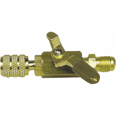 Yellow valve M1/4" x F1/4"- GALAXAIR - SA-14M14F-Y