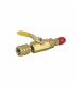 Yellow valve M1/4" x F5/16"- GALAXAIR - SA-14M516F-Y