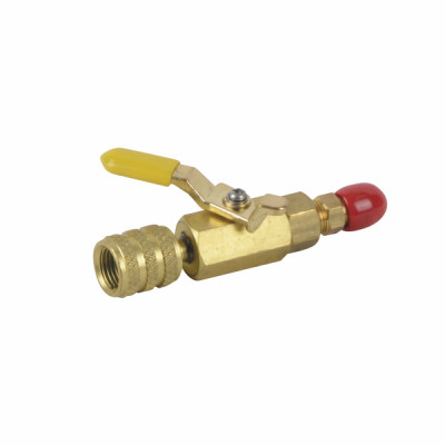 Yellow valve M1/4" x F5/16"- GALAXAIR - SA-14M516F-Y