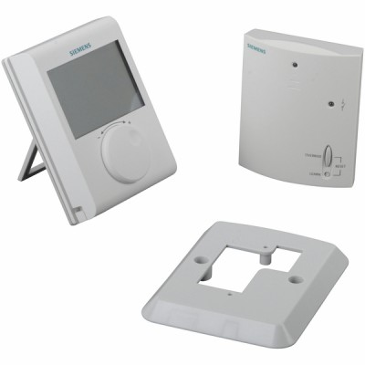 Wireless thermostat, battery operated - SIEMENS : RDH100RF/SET