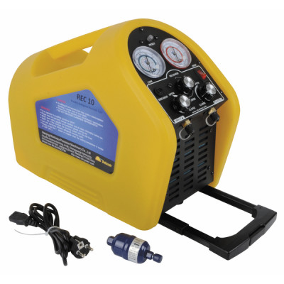 Dry piston refrigerant recovery system - GALAXAIR : REC-10