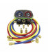 Manifold 2V alu + flexibles R32 R134A R410A R407C - SUPER STARS : ST-B268